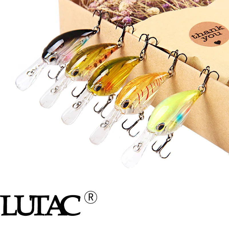 

LUTAC 60 мм 5,8 г мини-hardplastic искусственная наживка для рыбалки приманки для рыбалки Карп Рыбалка снасти для ловли окуня