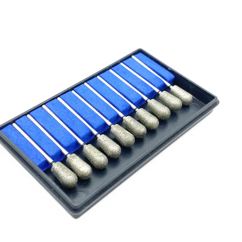 Алмазная зубная шлифовальная полировка 10 шт./компл.|Стомотологические сверла и