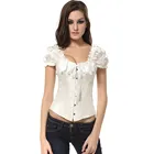 Корсет на шнуровке с открытыми плечами в готическом стиле