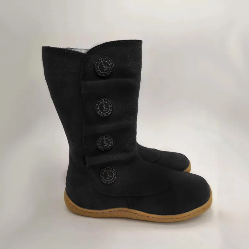 TipsieToes/обувь из натуральной кожи для маленьких мальчиков и девочек Модная зимняя