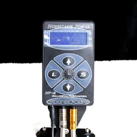 newest black hp 2 hurricane tattoo power supply digital dual lcd display tattoo power supply machines for tattoo machines