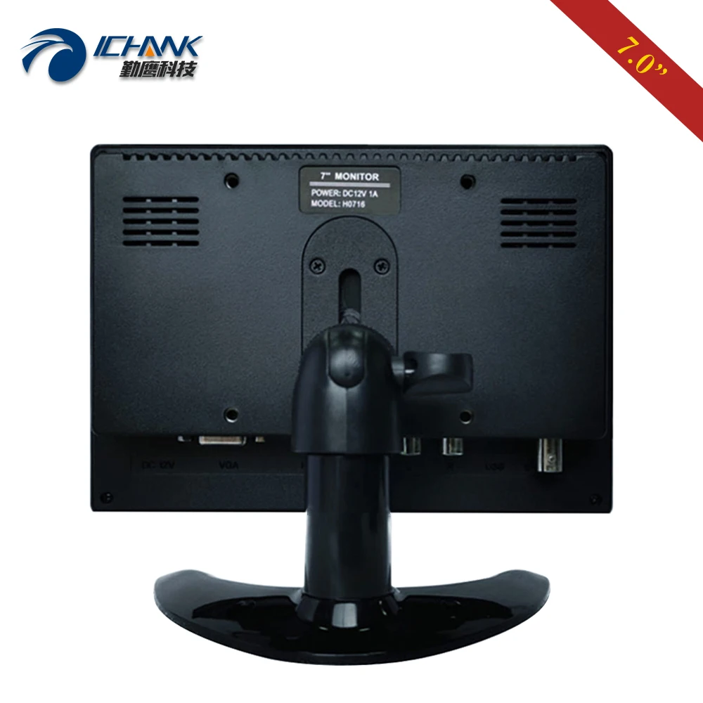 B070JN-ABHV/7 дюймов 1024x600 Портативный Built-in динамик HDMI AV BNC монитор для микроскопа