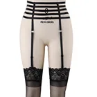 Чулки Pastel Goth, пояс для чулок, женское бондажное белье, портупея, одежда Rave Edgy Body Cage лента Liga, сексуальное нижнее белье, пояс, подвязки