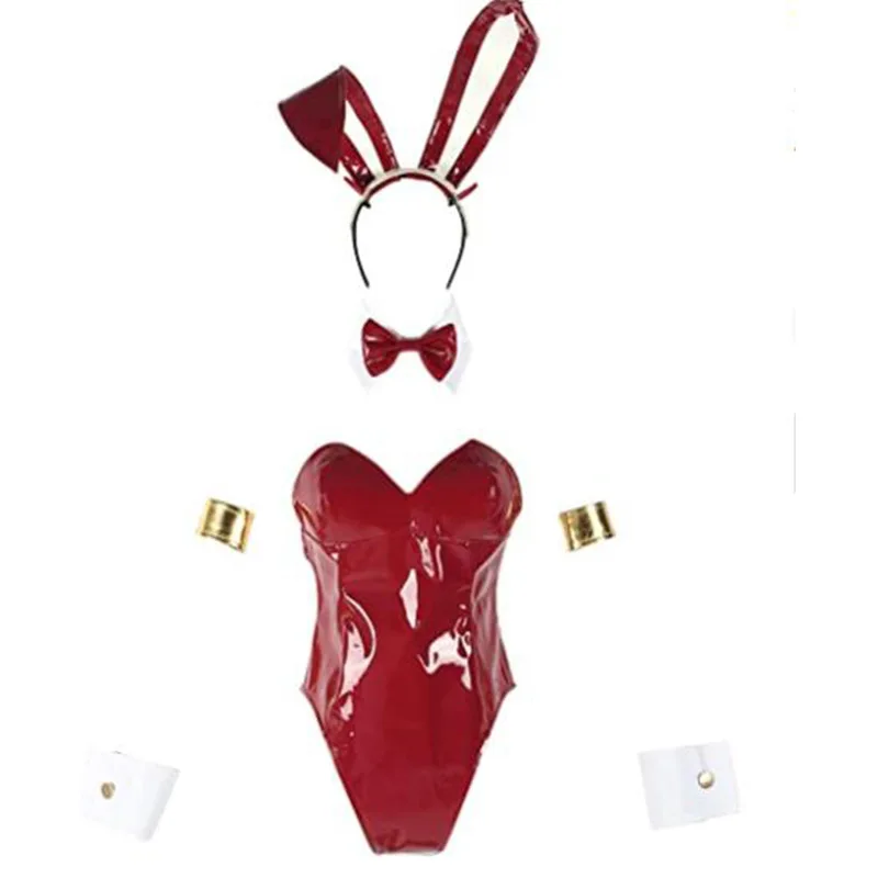 

Sexy Bodysuit Costume Women Lingerie Set Bunny Girl Anime Cosplay