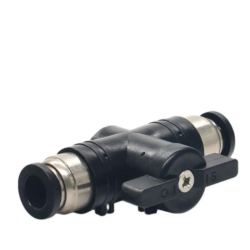 Пневматический вставной быстроразъемный соединитель Φ прямой клапан