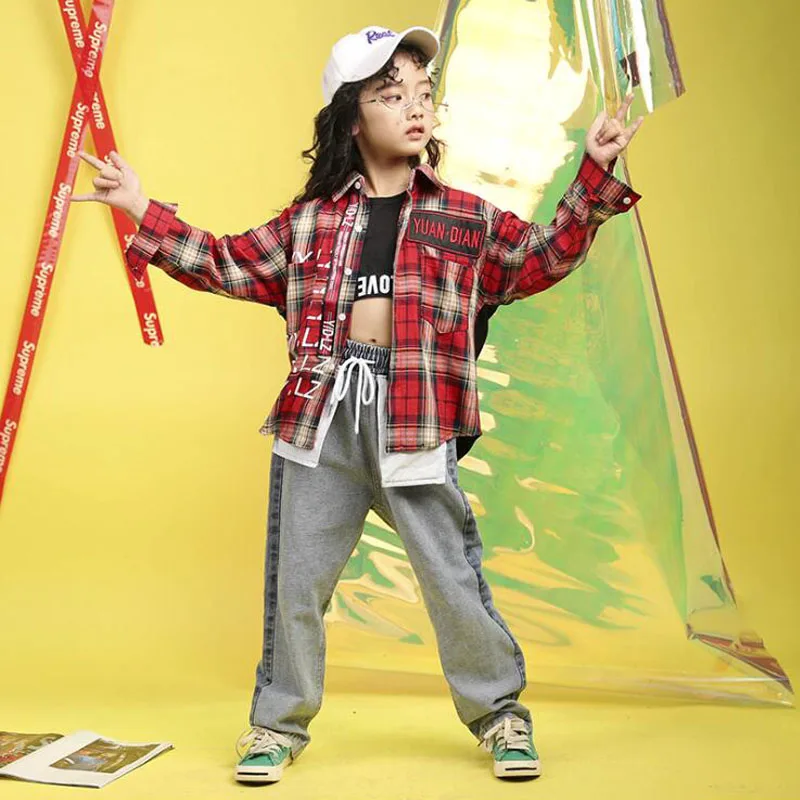 Детская модная одежда свободная куртка пальто беговые джинсы брюки для девочек и