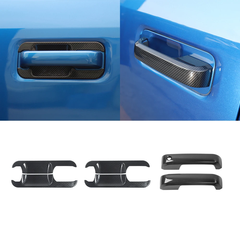 Door Exterior Grab Handle Bowl Decoration Cover Trim Sticker for Ford F150 2015 2016 2017 2018 2019 2020 ABS Chrome Accessory