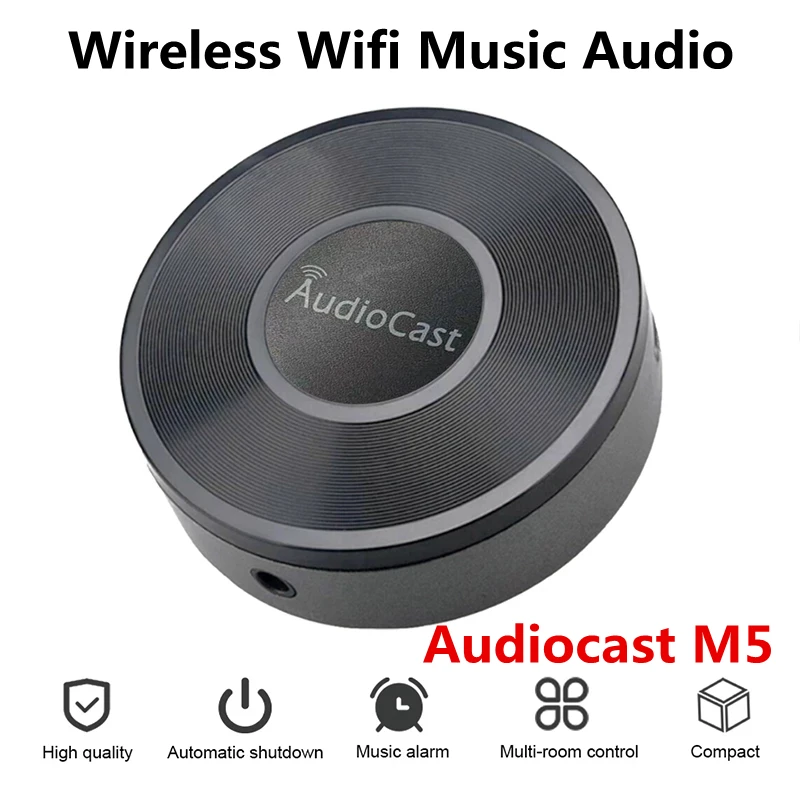 

Audiocast M5 для DLNA Airplay адаптер беспроводной Wi-Fi музыкальный аудио-стример ресивер аудио музыкальный динамик для потоков в помещении Spotify