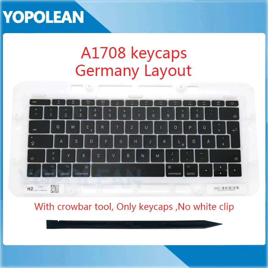 Оригинальная немецкая клавишная Кепка с немецкой раскладкой для Macbook Pro Retina 13