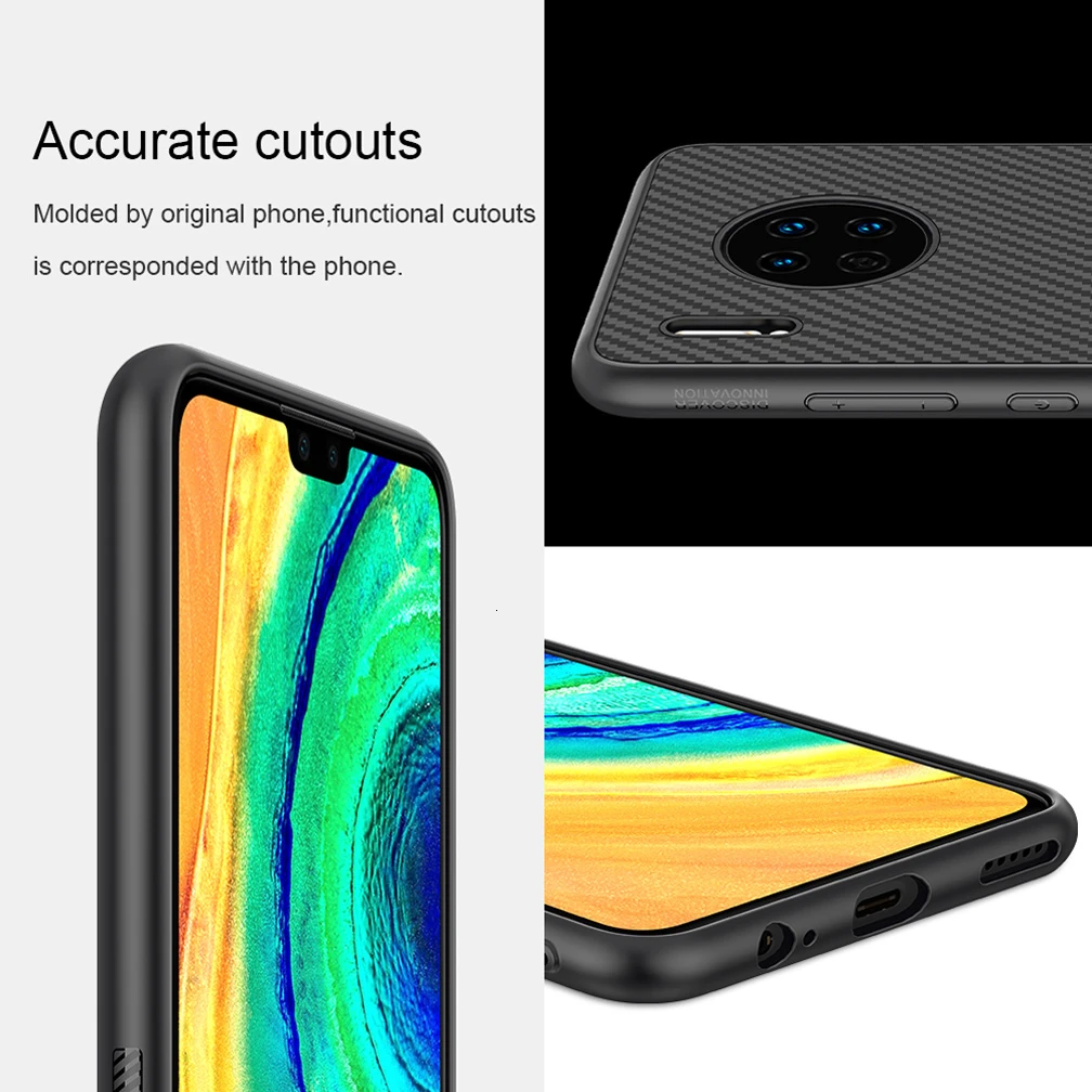 For Huawei Mate 30 5G Case Nillkin Synthetic Fiber Hard Back Cover Ultra-thin Phone | Мобильные телефоны и аксессуары
