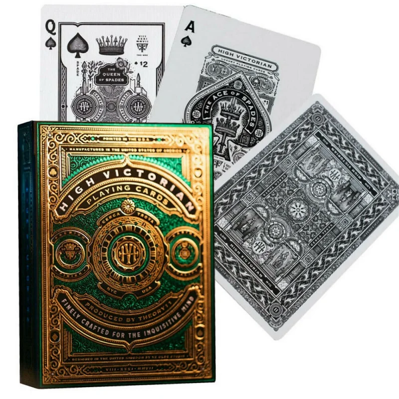 Высокие викторианские игральные карты Теория 11 Роскошная колода Виктория покер