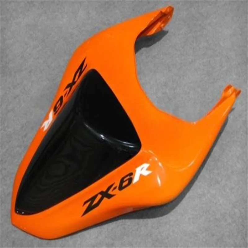 Обтекатель для Kawasaki оранжевый черный ZX 6R 2007 2008 деталь оформления 636 Ninja ZX6R 07 08