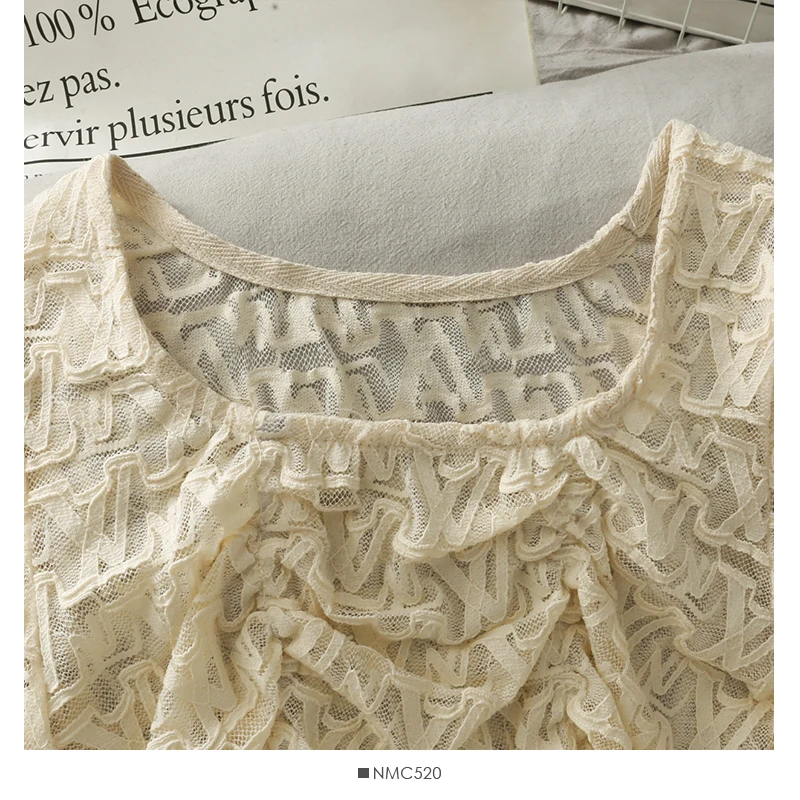 

Women Fashion Slim Bodycon Lace Long Sleeves Chiffon Blouse Lady Sweet Casual Top Girls Elegant Daily Basic Shirt