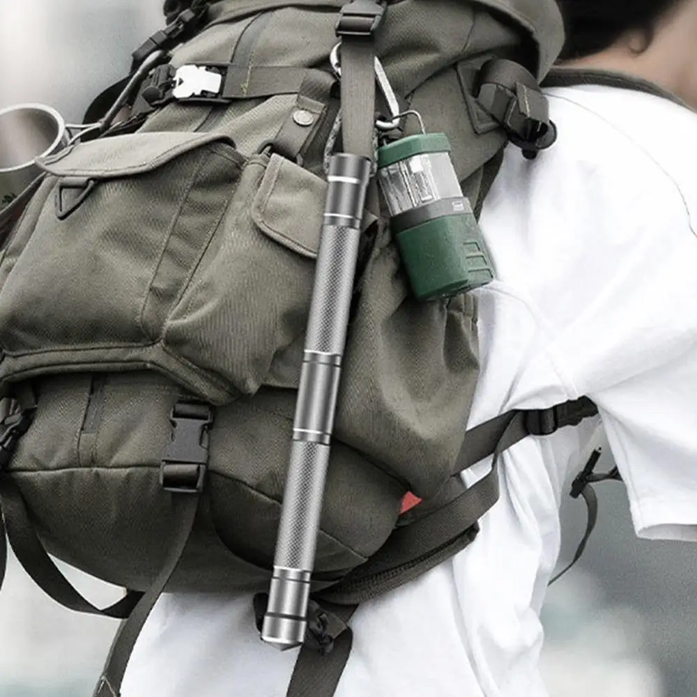 

Outdoor multifunctional self-defense stick knife and fork set compass wild survival tool car camping tableware