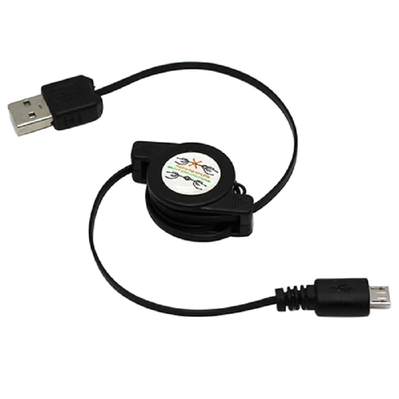 Новый Выдвижной Micro USB A к 2 0 B Штекерный кабель для синхронизации данных зарядное