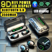 K9 PK S11 наушники 3500 мАч Внешний аккумулятор Bluetooth 5,0 Беспроводная TWS Спортивная гарнитура музыкальные наушники для iPhone iPad Xiaomi HUAWEI htc