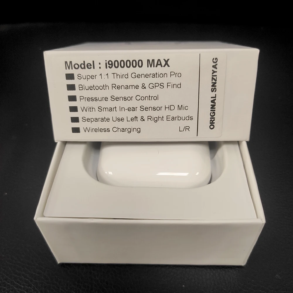 

2021 New i900000 max TWS Wireless Bluetooth Earphone Smart Sensor in-Ear Earbuds With Charging Case pk i99999plus