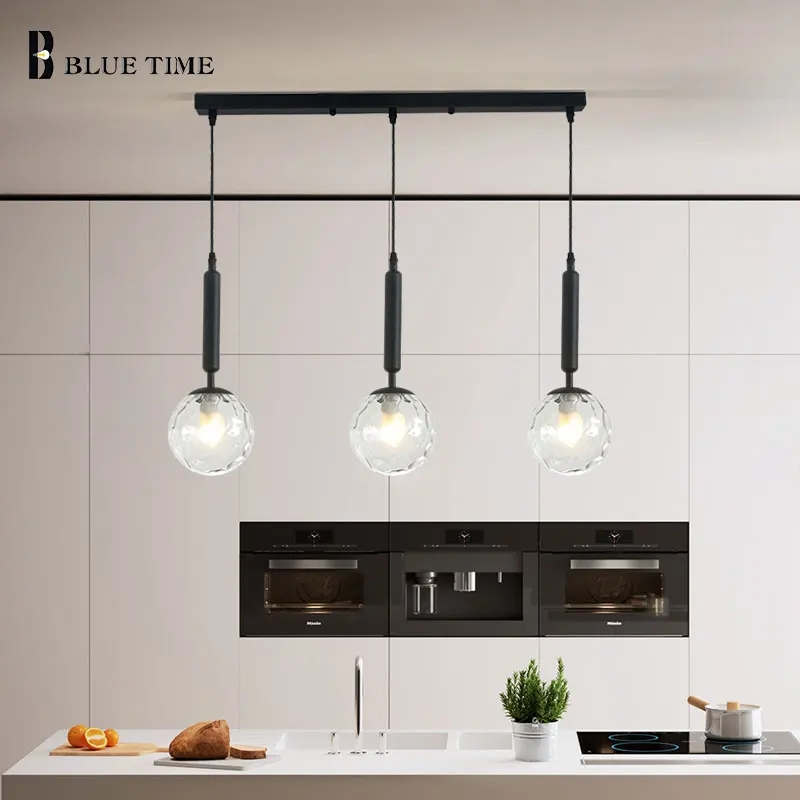 

New Arrival Modern Transparent Pendant Light Chandelier Lamps For Living Room Dining Room Bedroom Lighting Fixture