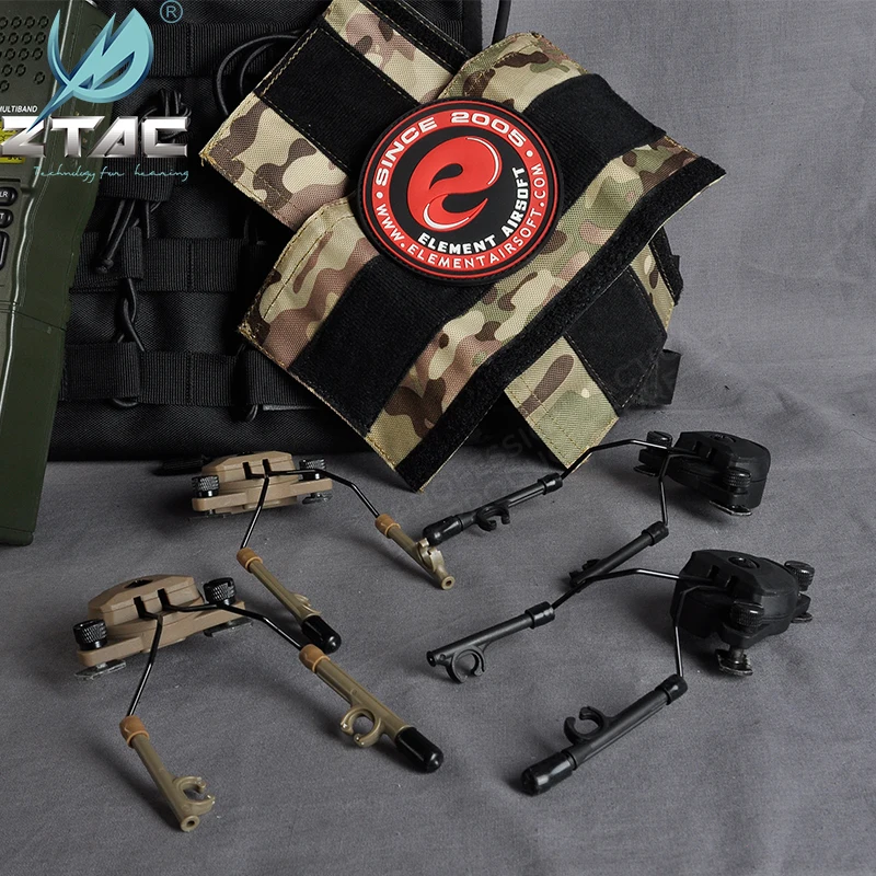 Z-TAC Airsoft Peltor, Тактический адаптер для наушников, набор для EX шлема, серия Comtac I& II, Охотничья гарнитура, аксессуары Z149