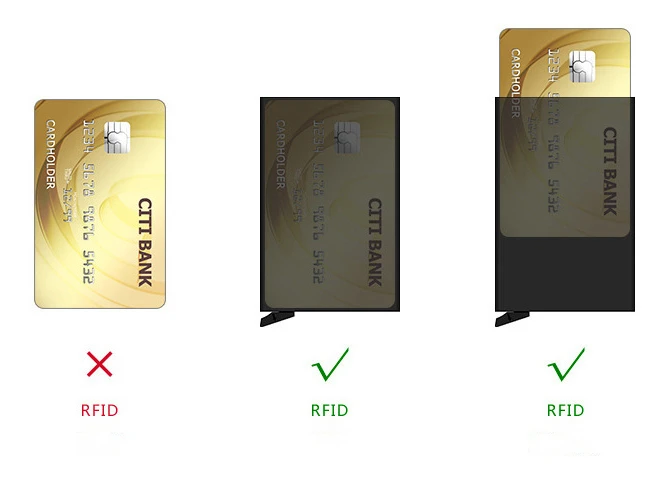 Мужские кошельки с держателем для Карт Rfid винтажный черный короткий кошелек