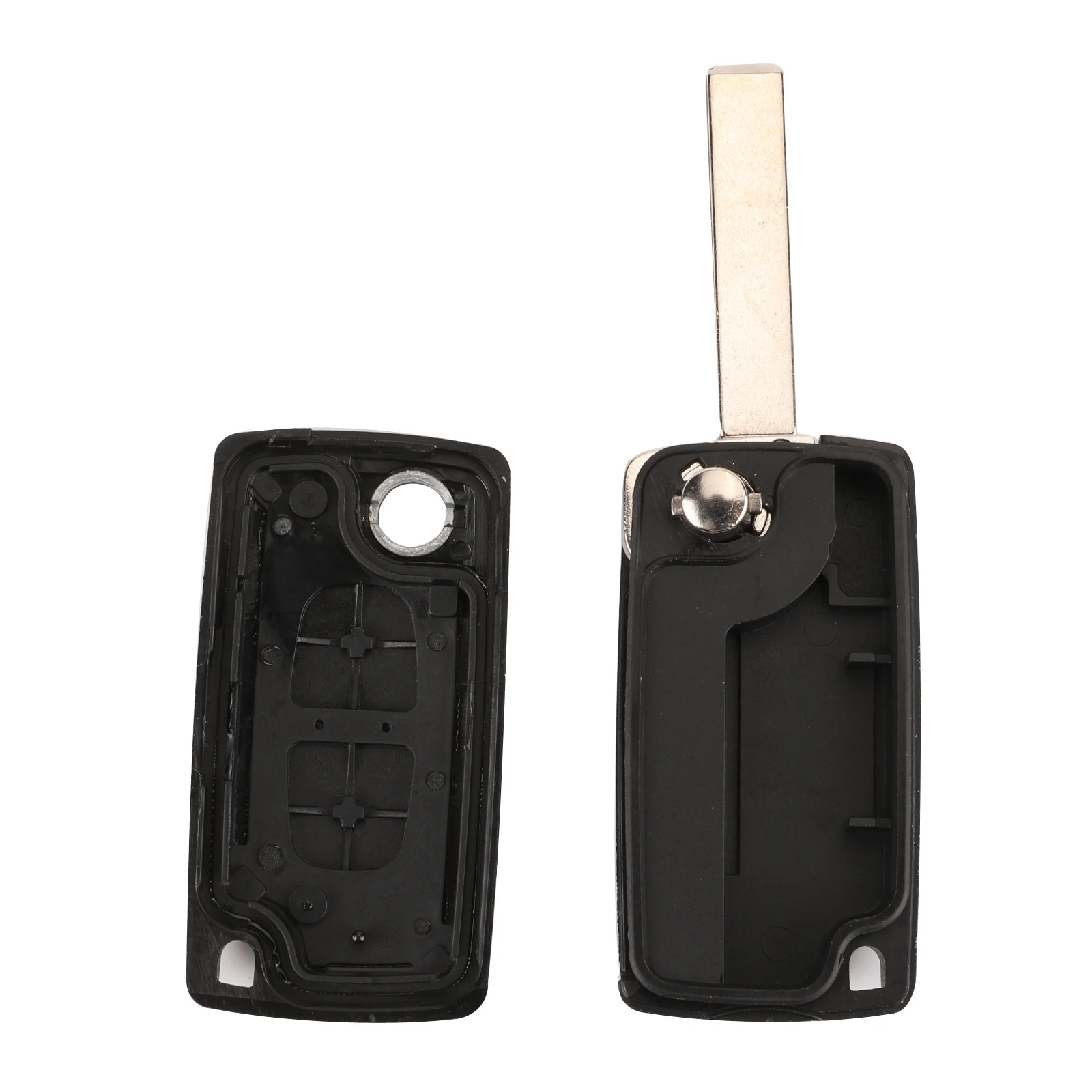 Jingyuqin ключи чехол в виде ракушки для peugeot 307 407 308 607 для Citroen C2 C3 C4 C5 C6 C8 XSARA пика CE523 HU83 CE536 VA2