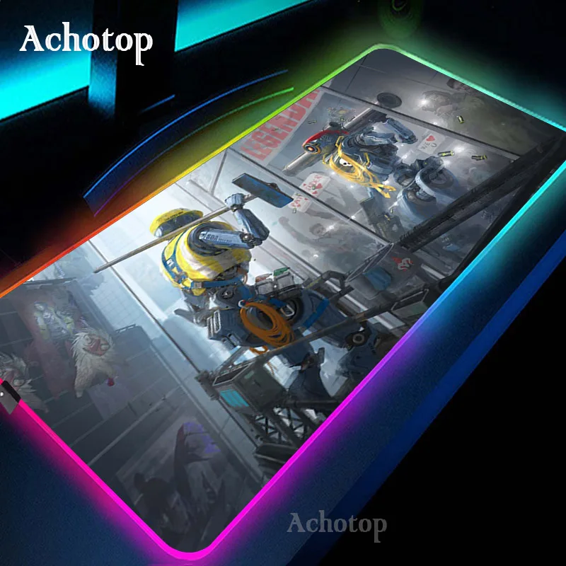 

Apex Legends RGB Mouse Pad Gaming Mouse Pad Computer Large Mousepad Backlit Mouse Pads LED Gamer Mause Carpet 900x400 Desk Mat