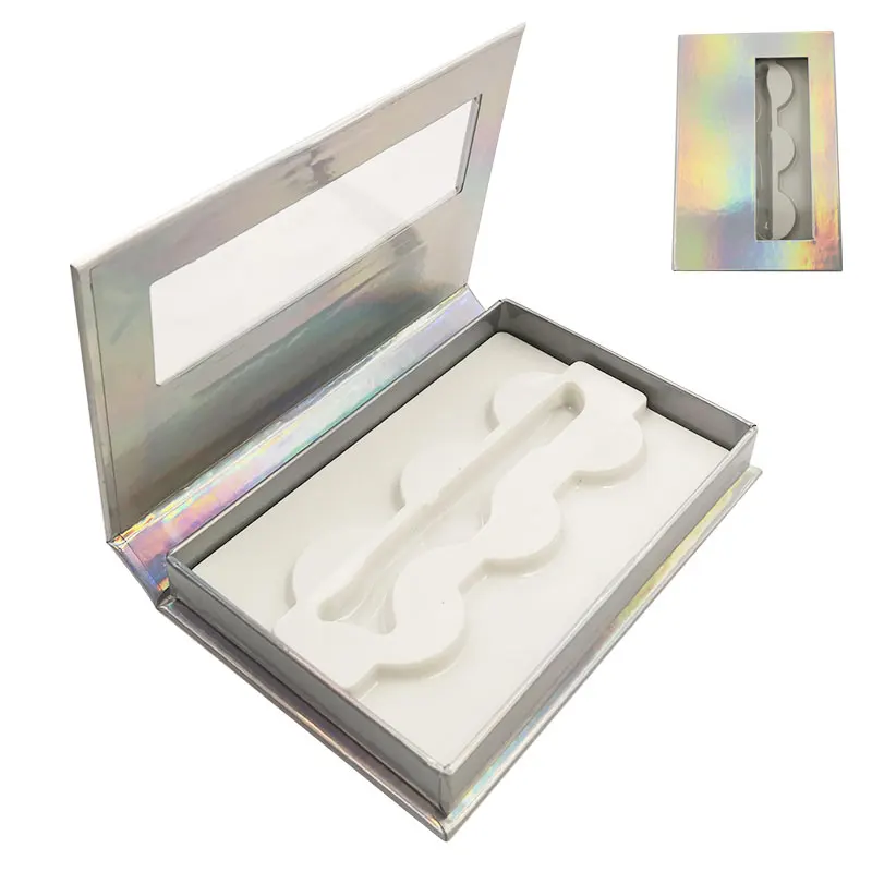 Smooth silver Iflovedekd,, 3 пары/1 набор, создать собственный бренд, частная марка, 3d норковые ресницы, коробки, накладные ресницы, упаковочная коробка - Цвет: Smooth silver