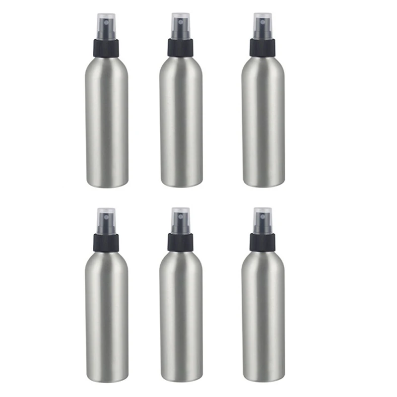 Алюминиевый распылитель давления 6 шт. флакон 250 мл косметические портативные