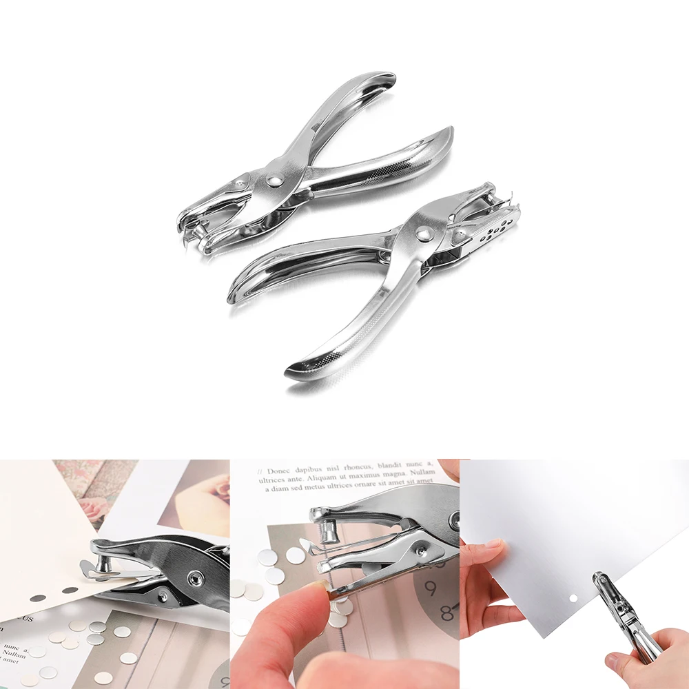 

1 шт. ручные металлические плоскогубцы, перфоратор, портативные инструменты для резки бумаги с одним отверстием для скрапбукинга, ремесла, п...
