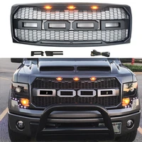 modified for f150 front grill for f 150 2009 2010 2011 2012 2013 2014 front racing grills mesh raptor style bumper grilles