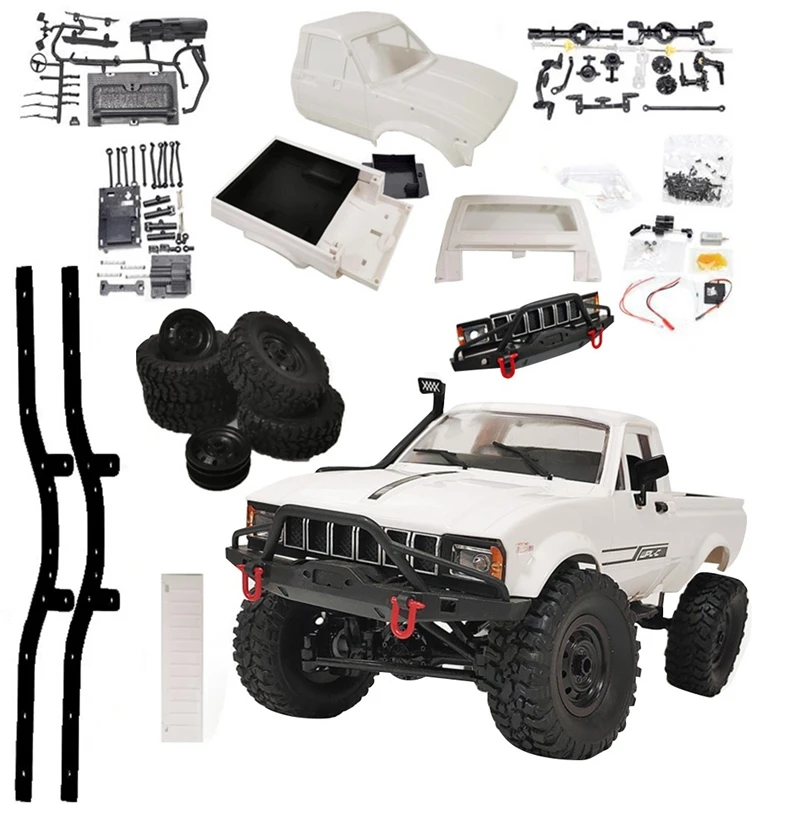 _ 1/16 4WD 2 4G грузовик багги внедорожник DIY RC автомобиль комплект игрушка без