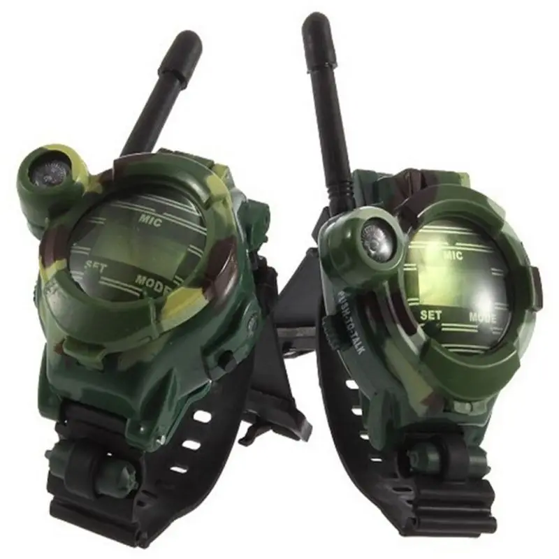 2 шт дети родитель часы радио наружный домофон Игрушка Дети Игрушки Walkie Talkies 7 в 1 |
