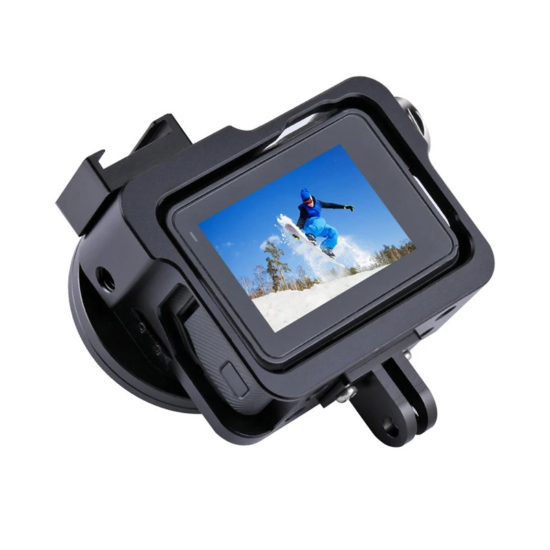 Алюминиевый Чехол Vlogging с линзами 52 мм для GoPro Hero 7 6 5 черный холодной обувью