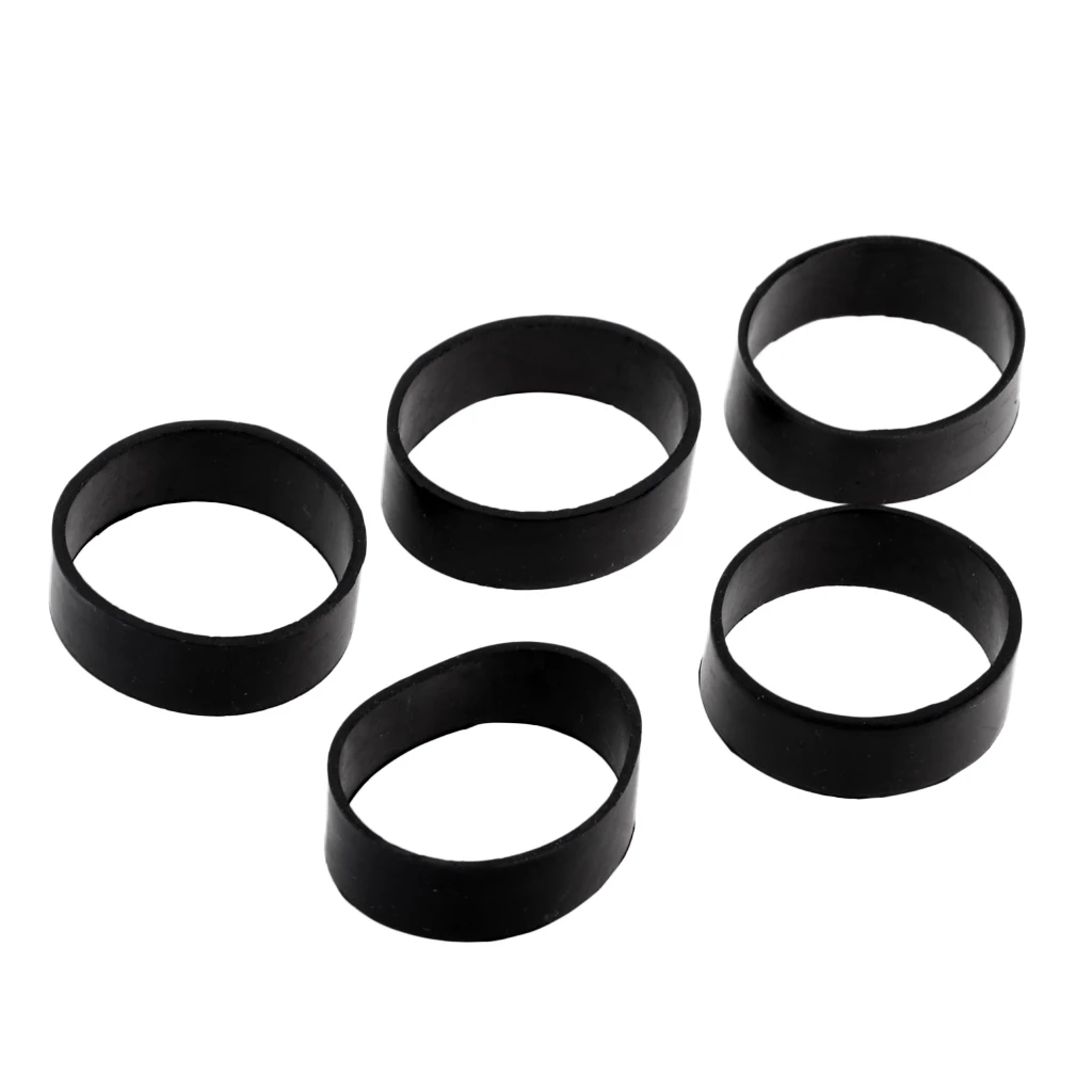 

5X Rubber Fixed Holding Rings Bundle Fixing Sleeve for 5cm/2inch Width Diving Waist Weight Belt Harness Dive Tank Carrier Strap