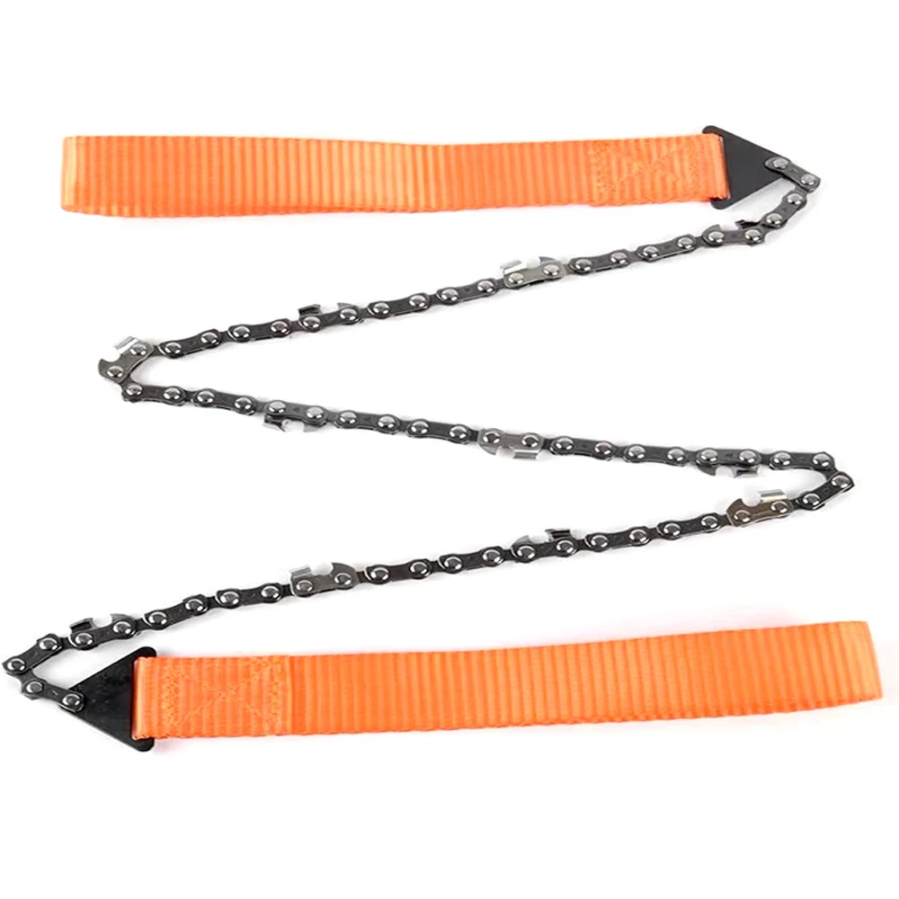 Портативная ручная цепная пила для выживания аварийная с сумкой уличный