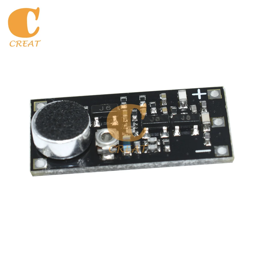 DC 2V 9V Mini FM Transmitter Wireless Microphone Surveillance Frequency Board Module Adjustable Capacitor 88-115MHz For Arduino |
