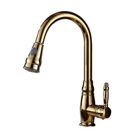 kitchen sink faucets pull outdown mixer tap single handle deck mounted hot cold rotatable kitchen crane chromeblacknickel