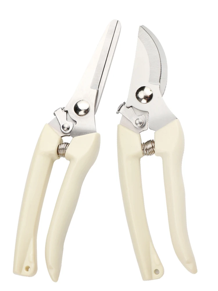 

TT Stainless Steel Strong Garden Gardening Pruning Shear Clearance Household Labor-Saving Flower Pruning Branch Floral Scissors