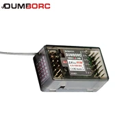 dumborc x6dcg 2 4g 6ch gyro receiver for x6 x4 x5 transmitter remote controller led light mn 90 rc car boat tank rc vehicle