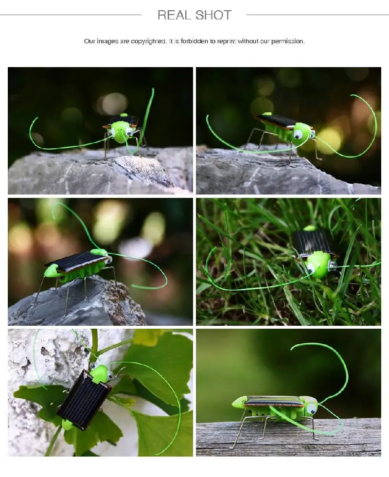 Кузнечик Bionic на солнечной батарее STEM тараканы автомобиль научная техника