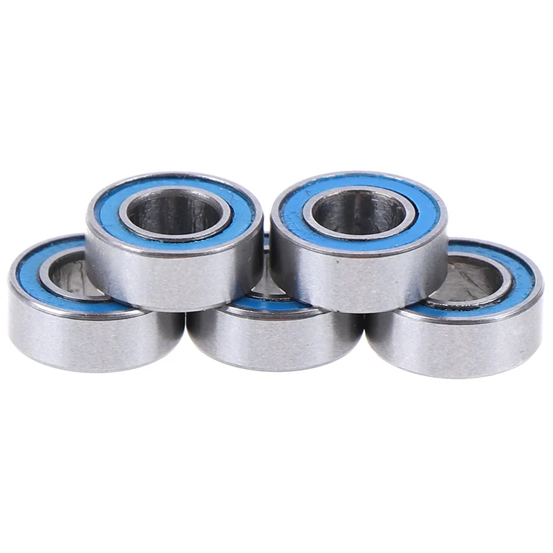 

5 Pcs/lot 4*8*3mm MR84RS MR84-2RS 4x8x3mm Rubber Sealed Ball Bearings