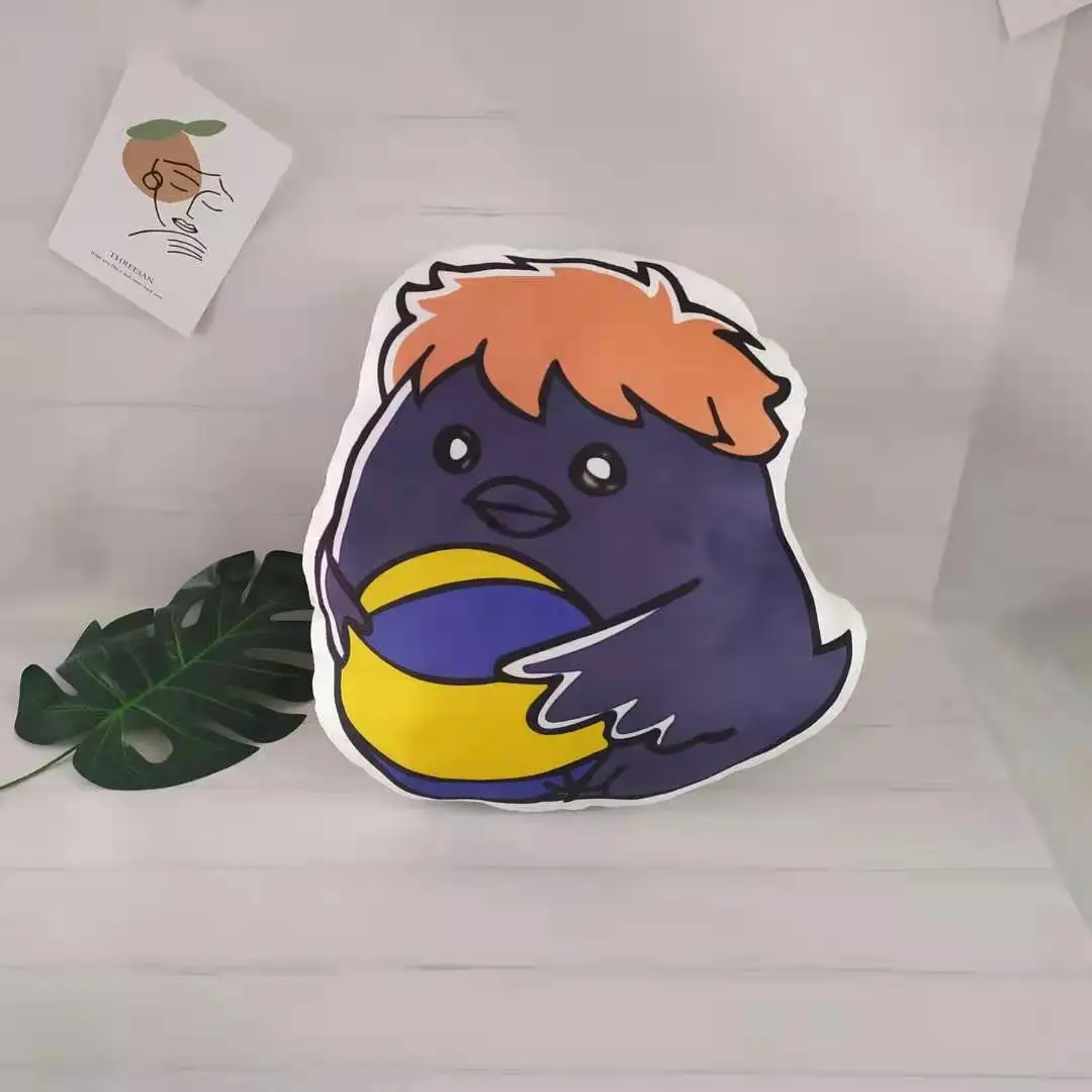 Аниме Haikyuu животных мягкая подушка игрушка кукла Хината Shoyo кагеяма тобио ворона