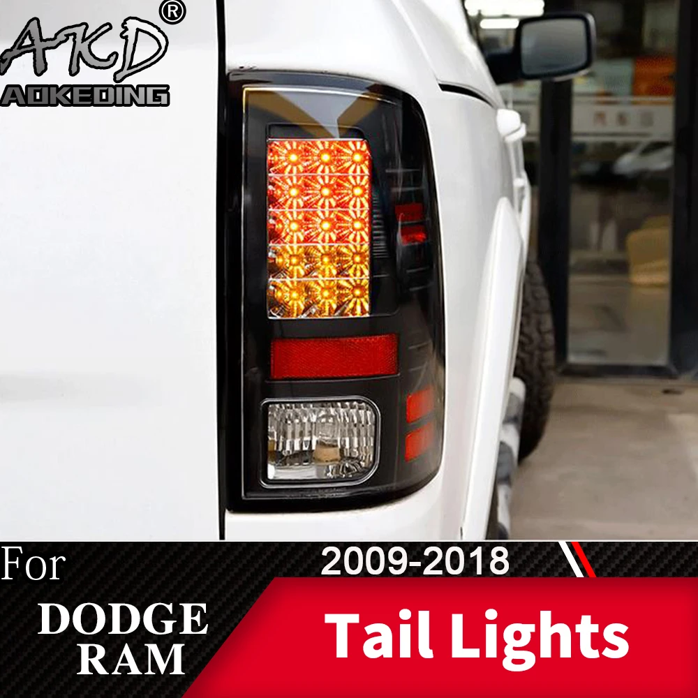 

Tail Lamp For Dodge Ram 2009-2018 Ram1500 Ram2500 LED Tail Lights Fog Lights Daytime Running Lights DRL Cars Car Accessories