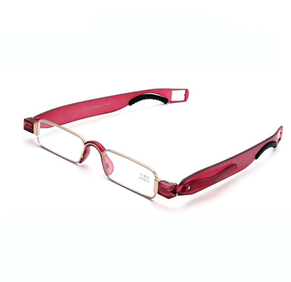 

Luxury Reading Glasses Women Full-rim Portable Foldable Ultralight Grace Anti Blu Anti Faitgue with Case +1 +1.5 +2 +2.5 +3 To+4