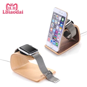 CRESTED Watch Accessories For Apple watch band 5/4/3 42mm 38mm 2 in 1 wooden charger station Stand Holder for IPhone X 7/8 Plus CRESTED Watch Accessories For Apple watch band 5/4/3 42mm 38mm 2 in 1 wooden charger station Stand Holder for IPhone X 7/8 Plus