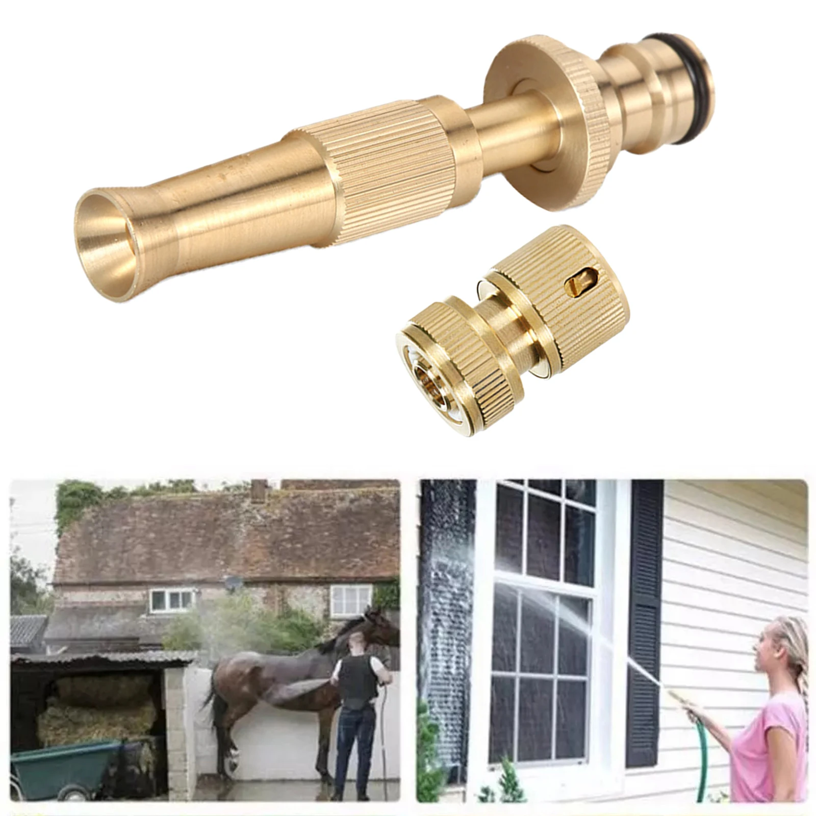 

Насадка-распылитель для газона, садовый распылитель высокого давления с регулируемым соплом для воды, прямой разбрызгиватель с дренажным с...