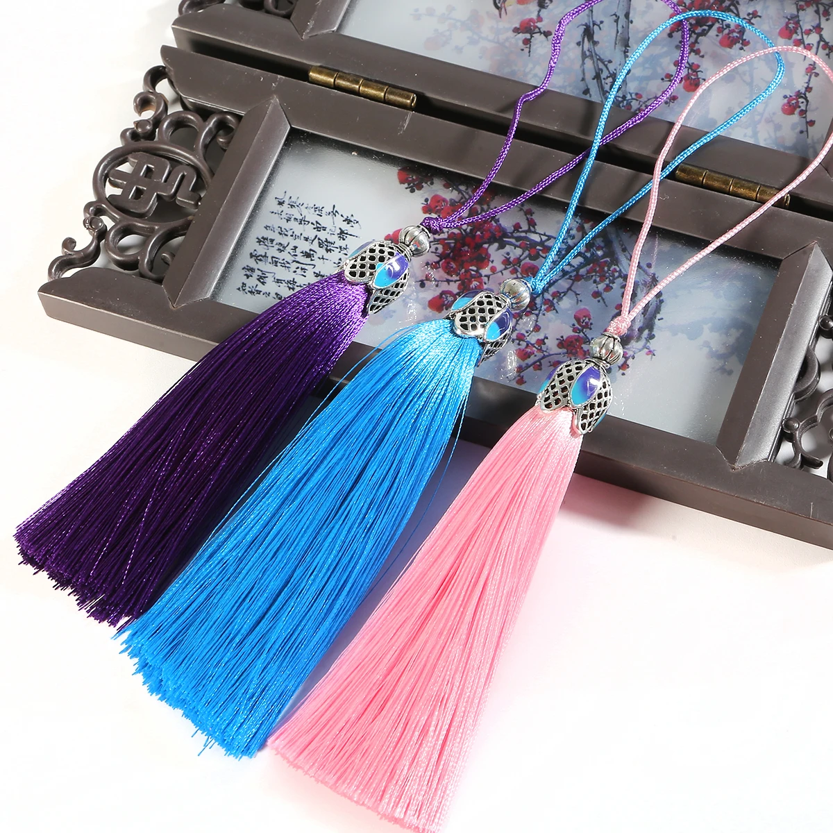 Шёлковая кисточка для шитья 7 + 9 см|Кисти бахрома| |