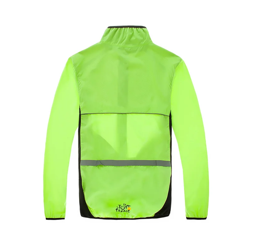 MTB bicicleta chaquetas de lluvia transpirable непроницаемый ciclismo manga larga viento al aire libre chubasquero deportivo |
