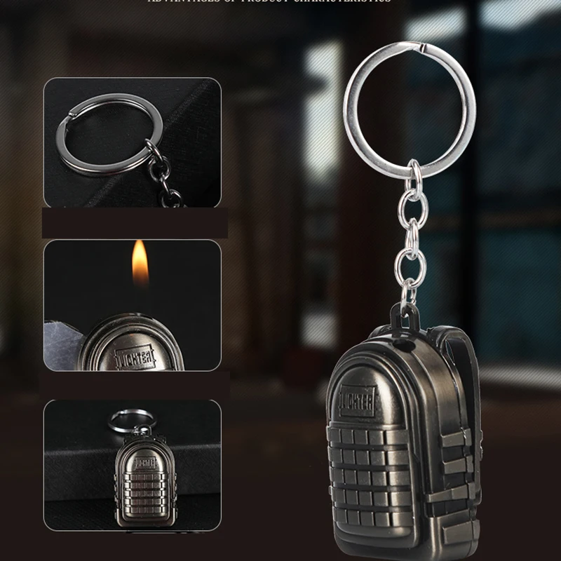 Креативная газовая зажигалка PUBG металлическая для сигар аксессуары курения