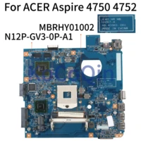kocoqin laptop motherboard for acer aspire 4750 4752g 4755g mainboard mbrhy01002 48 4iq01 041 hm65 n12p gv3 0p a1